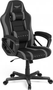 Fotel Gamvis Hyper Czarno-szary (materiałowy) 2