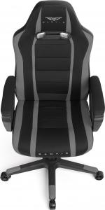 Fotel Gamvis Hyper Czarno-szary (materiałowy) 3