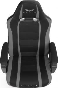 Fotel Gamvis Hyper Czarno-szary (materiałowy) 4