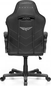 Fotel Gamvis Hyper Czarno-szary (materiałowy) 7