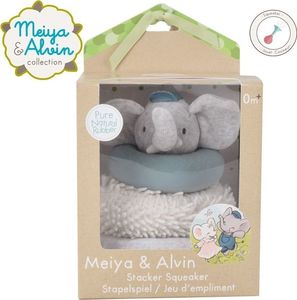Meiya and Alvin Elephant Stacker with Squicker and Teethers 1