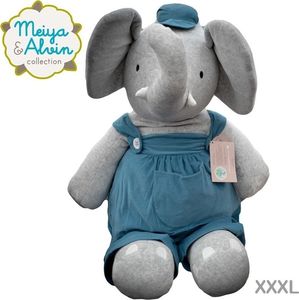 Meiya and Alvin Meiya & Alvin - Alvin Elephant Cuddly Doll XXXL 1