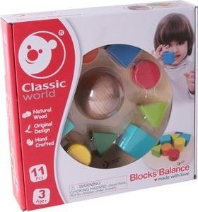 Classic World Zabawka Do Balansowania Klocki I Podstawka 7