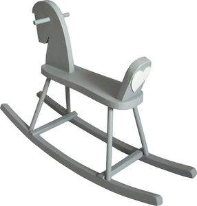 Lufcik Drewniany konik na biegunach z dekorem 11