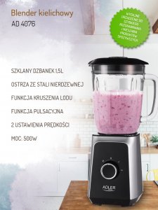 Blender kielichowy Adler AD 4076 8