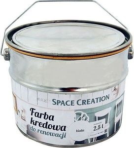 Space Creation Farba kredowa do renowacji mebli - biała 2,5l 1