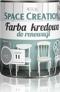 Space Creation Farba kredowa do stylizacji mebli - szara 1 litr 1