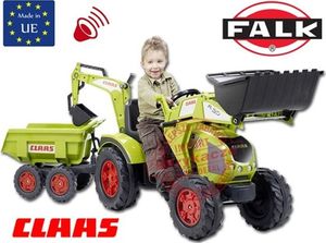 Falk FALK Ogromny traktor CLAAS AXOS z Przyczepą, Łyżką i Spychaczem 5