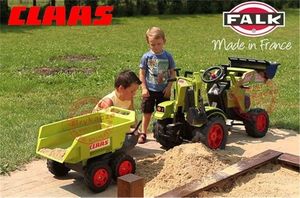 Falk FALK Ogromny traktor CLAAS AXOS z Przyczepą, Łyżką i Spychaczem 7