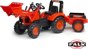 Falk FALK Traktor KUBOTA z łyżką i przyczepą 1