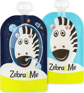 Zebra Saszetki do karmienia wielorazowe Astro 12m+ 150ml 2 sztuki 1