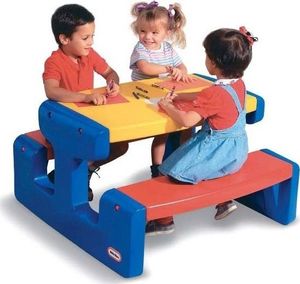 Little Tikes Little tikes Ogromny stół piknikowy Stolik niebieski 2