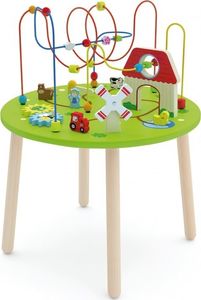 Viga Drewniany Duzy stolik edukacyjny Farma Rollercoaster Toys 1