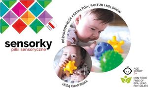 MomsCare Piłeczki sensoryczne 5 sztuk w pudełku 3