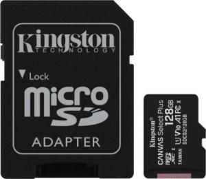 Karta Kingston Canvas Select Plus MicroSDXC 128 GB Class 10 UHS-I/U1 A1 V10 (SDCS2/128GB) 1