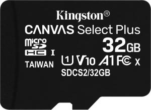 Karta Kingston Canvas Select Plus MicroSDHC 32 GB Class 10 UHS-I/U1 A1 V10 (SDCS2/32GB) 1
