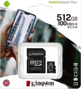 Karta Kingston Canvas Select Plus MicroSDXC 512 GB Class 10 UHS-I/U3 A1 V30 (SDCS2/512GB) 3