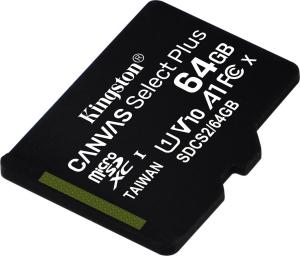 Karta Kingston Canvas Select Plus MicroSD 64 GB Class 10 UHS-I/U1 A1 V10 (SDCS2/64GBSP) 3