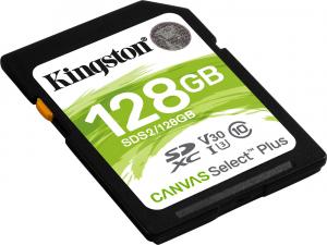 Karta Kingston Canvas Select Plus SDXC 128 GB Class 10 UHS-I/U3 V30 (SDS2/128GB) 2