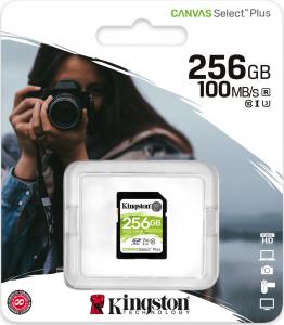 Karta Kingston Canvas Select Plus SDXC 256 GB Class 10 UHS-I/U3 V30 (SDS2/256GB) 3