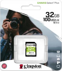 Karta Kingston Canvas Select Plus SDHC 32 GB Class 10 UHS-I/U3 A1 V10 (SDS2/32GB) 3