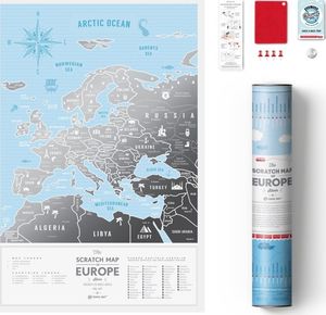 Mapa zdrapka: Podróż po Europie 1