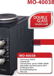 Mini piekarnik Vivax MO-4003B 6