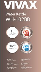 Czajnik Vivax WH-102BB 4