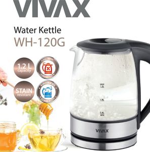 Czajnik Vivax WH-120G Czarny 3