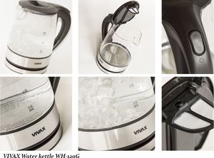 Czajnik Vivax WH-120G Czarny 8