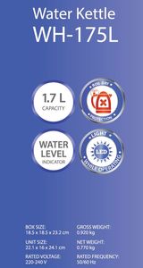 Czajnik Vivax WH-175L 4