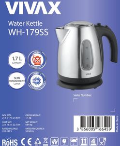 Czajnik Vivax WH-179SS 5