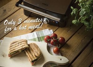 Grill elektryczny Vivax Toster z grillem Vivax SM-1800 Czarny 5