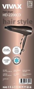 Suszarka Vivax HD-2200CD 4