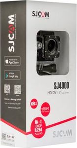 Kamera SJCAM SJ4000 + 2 baterie + monopod pro czarna 3