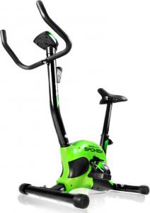 Rower stacjonarny Spokey Rower mechaniczny Onego czarno-zielony 2