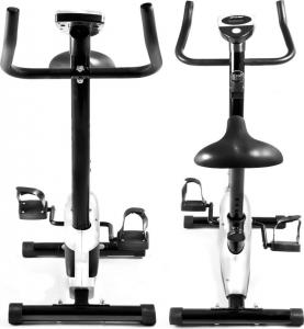 Rower stacjonarny Spokey Onego mechaniczny biały 9