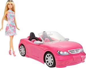 Lalka Barbie Mattel - Różowy kabriolet (FPR57) 1