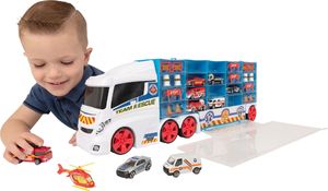 HTI TeamsterZ Transporter na resoraki + 10 pojazdów ratunkowych uniwersalny 3