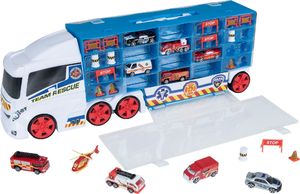 HTI TeamsterZ Transporter na resoraki + 10 pojazdów ratunkowych uniwersalny 4