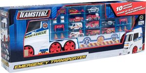 HTI TeamsterZ Transporter na resoraki + 10 pojazdów ratunkowych uniwersalny 6