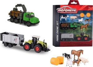 Majorette Majorette Zestaw farmerski Traktor Claas Ciężarówka Zwierzątka uniwersalny 1