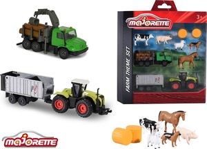 Majorette Majorette Zestaw farmerski Traktor Claas Ciężarówka Zwierzątka uniwersalny 12
