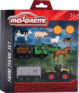 Majorette Majorette Zestaw farmerski Traktor Claas Ciężarówka Zwierzątka uniwersalny 2