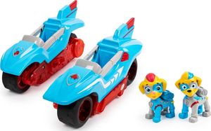 Spin Master Psi Patrol Mighty Twins 2 figurki+transformujący pojazd 2w1 3