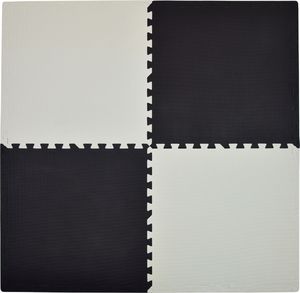 Humbi Humbi Puzzle piankowe Mata piankowa 62x62x1 cm 4 szt. kontrastowa Biało - Czarna uniwersalny 1