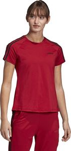 Adidas Koszulka damska W D2D 3S Tee czerwone r. XS (EI4835) 1