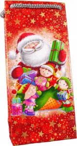 PAW S.C. Torba świąteczna BN T7L op- 10 szt stroiki i mikołaje wym.10 X 16 X 6 2