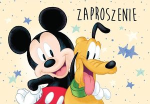 Disney Zaproszenie Disney - Mickey Mouse op.5szt 1