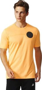 Adidas Koszulka męska Ufb Clmlt Tee pomarańczowa r. L (AJ9333) 1